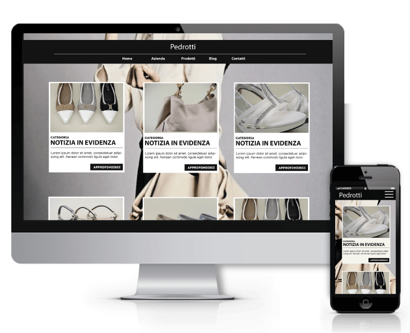 Pedrotti Calzature - web marketing synectix