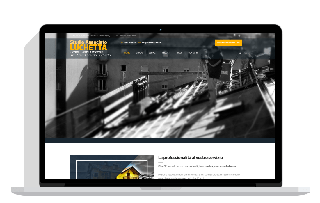 Servizi Web Design per Studio Luchetta
